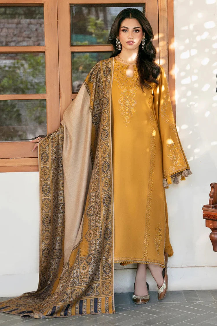 IZEL-3PC LAWN EMBROIDERED SHIRT WITH CHIFFON PRINTED DUPATTA & TROUSER-NC-2685