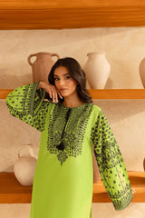 BATIK-3PC LAWN EMBROIDERED SHIRT WITH CHIFFON EMBROIDERED DUPATTA AND EMB TROUSER-NC-2623-A