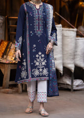 BATIK-3PC LAWN EMBROIDERED SHIRT WITH CHIFFOON PRINT DUPATTA AND EMB TROUSER-NC-2603
