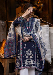 BATIK-3PC LAWN EMBROIDERED SHIRT WITH CHIFFOON PRINT DUPATTA AND EMB TROUSER-NC-2603