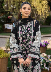 ELAF-3PC LAWN HEAVY EMBROIDERED SHIRT WITH CHIFFON PRINTED DUPATTA AND TROUSER-NC-2623
