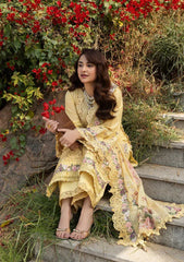 RANG RASIYA-3PC LAWN EMBROIDERED SHIRT WITH CHIFFON PRINTED EMBROIDERED DUPATTA AND TROUSER-NC-2601