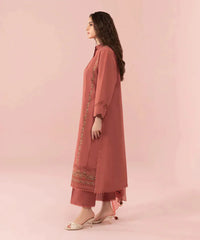 SAPPHIRE -3PC LAWN EMBROIDERED SHIRT WITH BAMBER CHIFFON EMBROIDERED DUPATTA-NC-2664